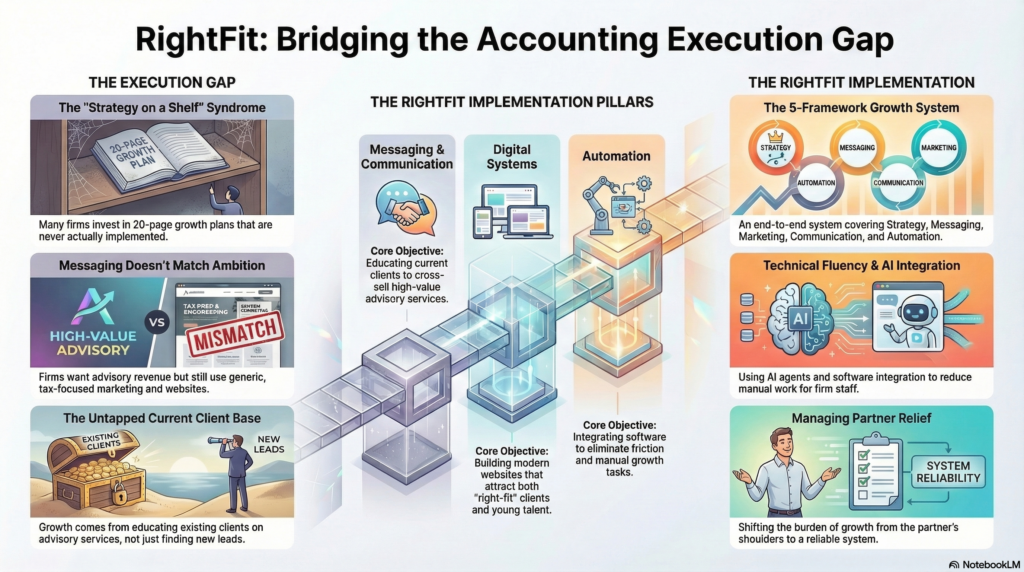 David McArdle reviews the gap between Accounting Firm Strategy and Execution